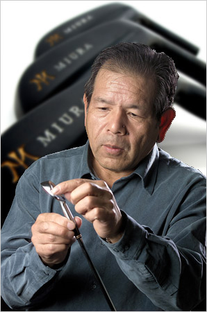 Hand crafted forged irons by Katsuhiro Miura. His quest for perfection never stops. 